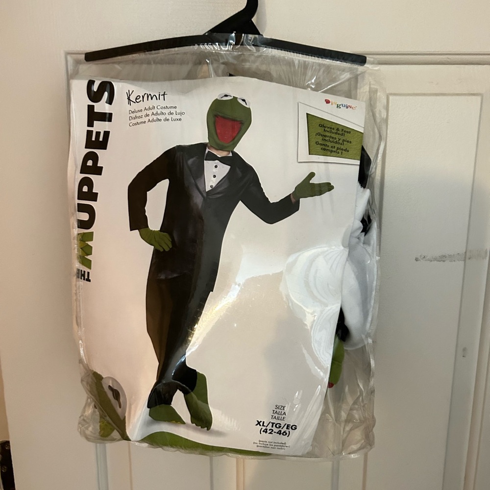 Kermit the Frog Tuxedo Costume for Kids - Black and White